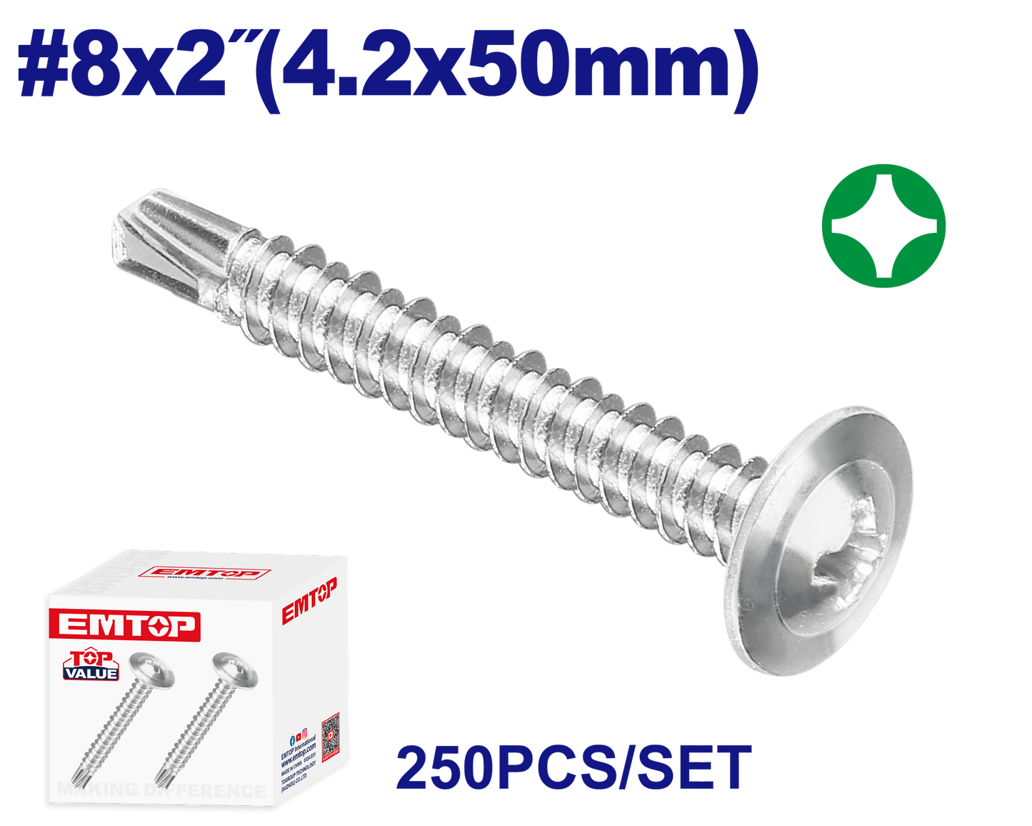4.2x50mm şurup 250 ədəd