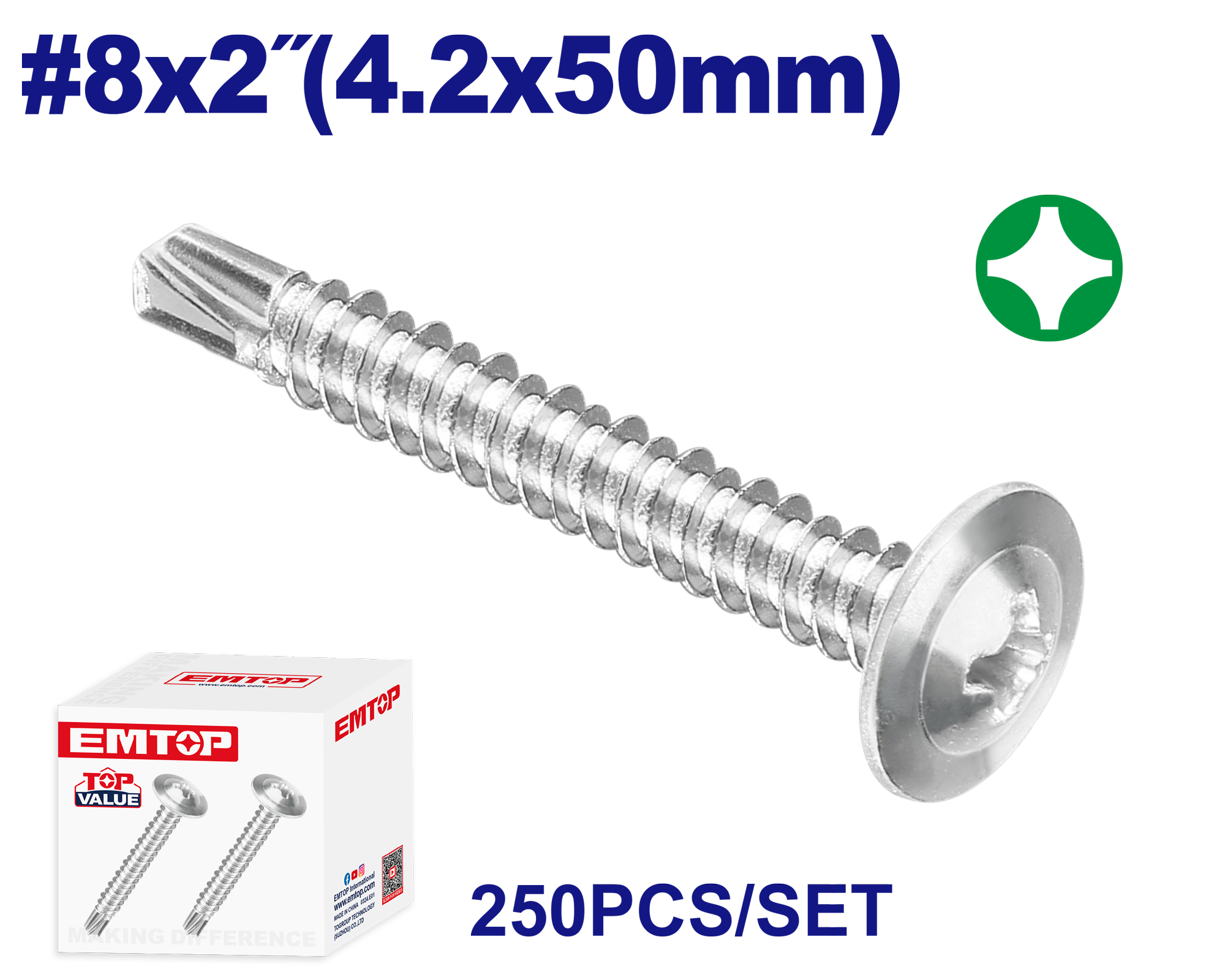 4.2x50mm şurup 250 ədəd