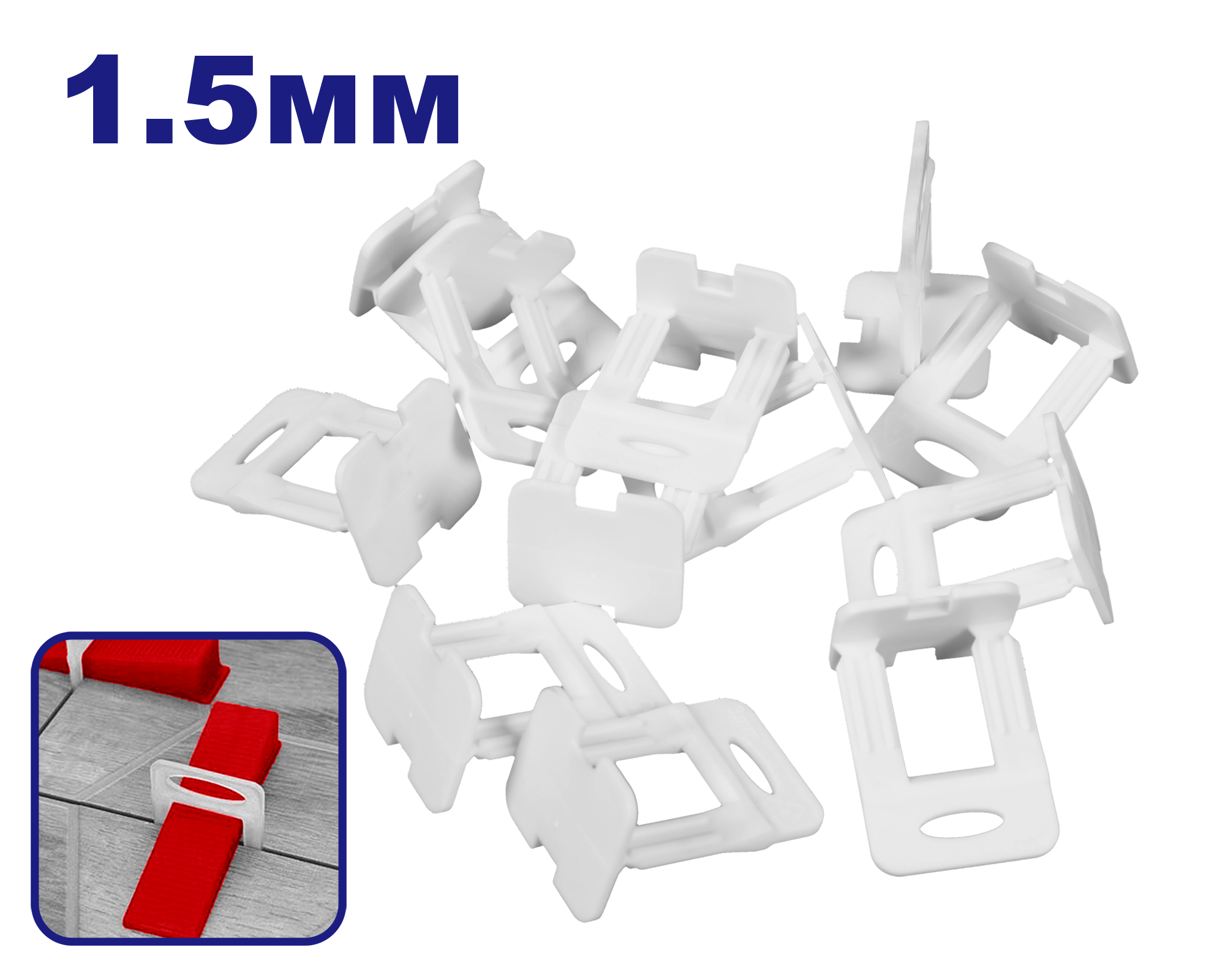 Kafel  Səviyyələndiriciı 1.5mm 100ədəd