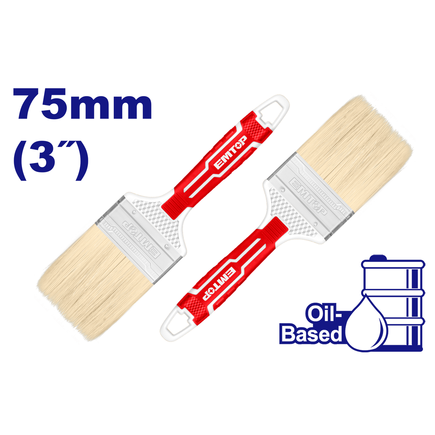 boya fırçası, 75mm