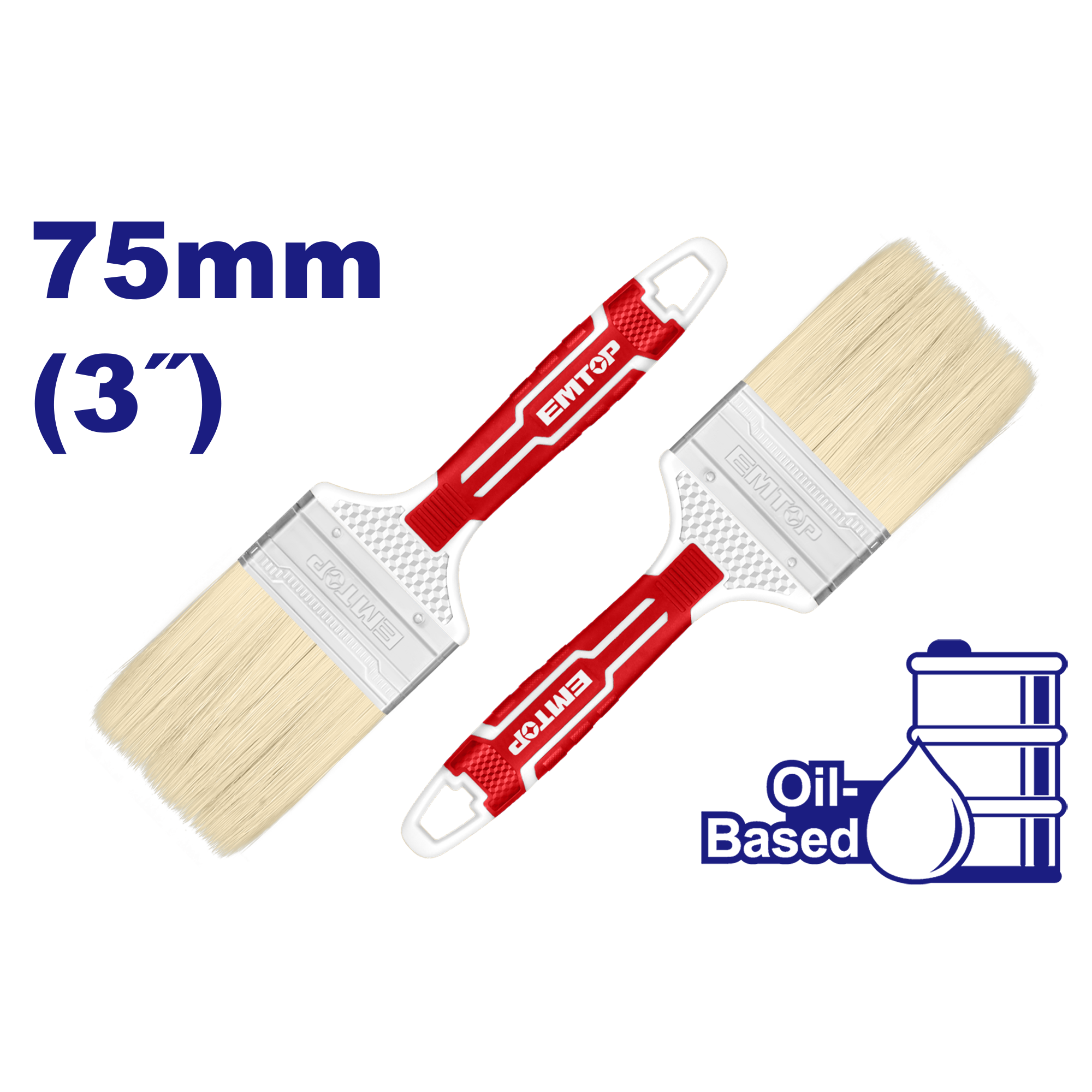 boya fırçası, 75mm