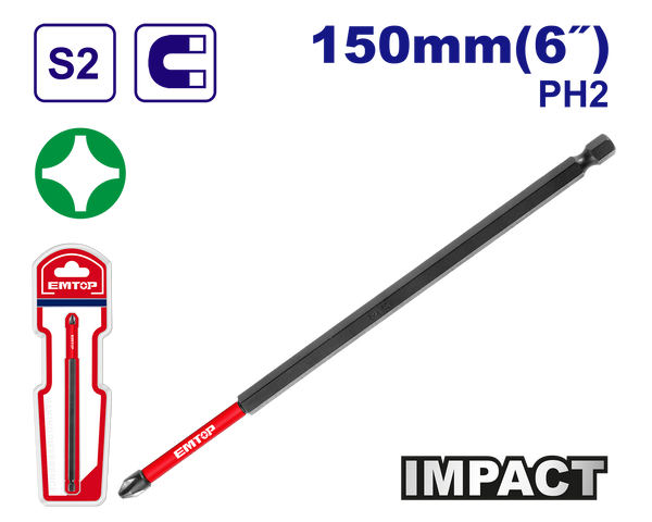 Emtop 150mm Bita (CR-MO)