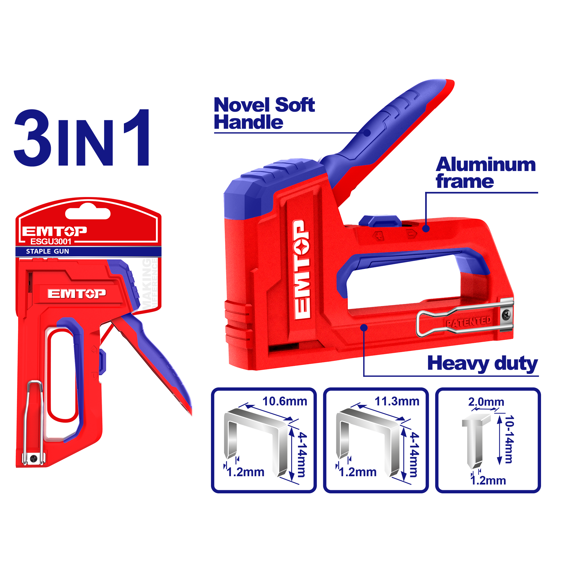 Tikinti stepleri, 2 in 1