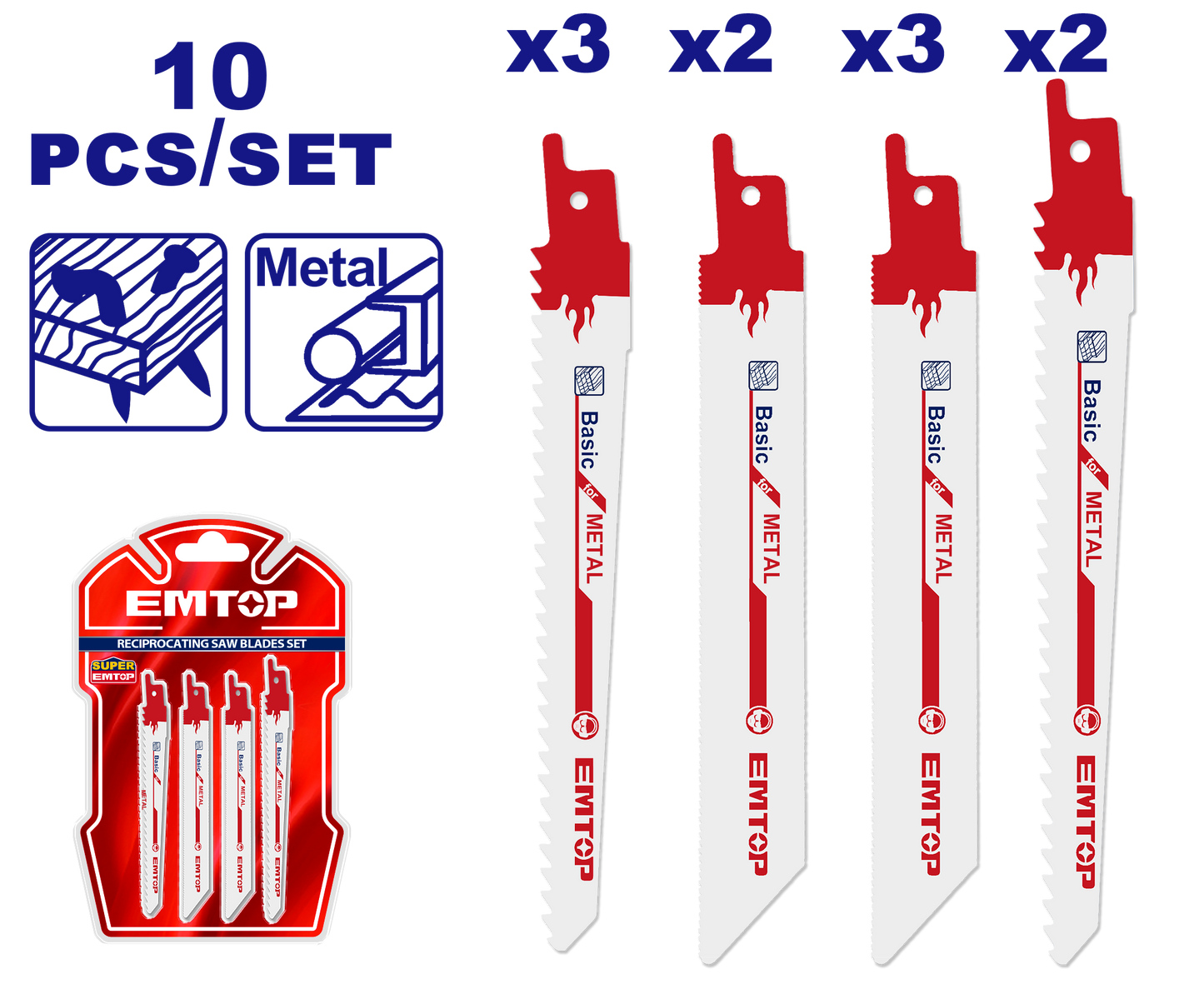 Mişar parçaları dəsti, 10 əd