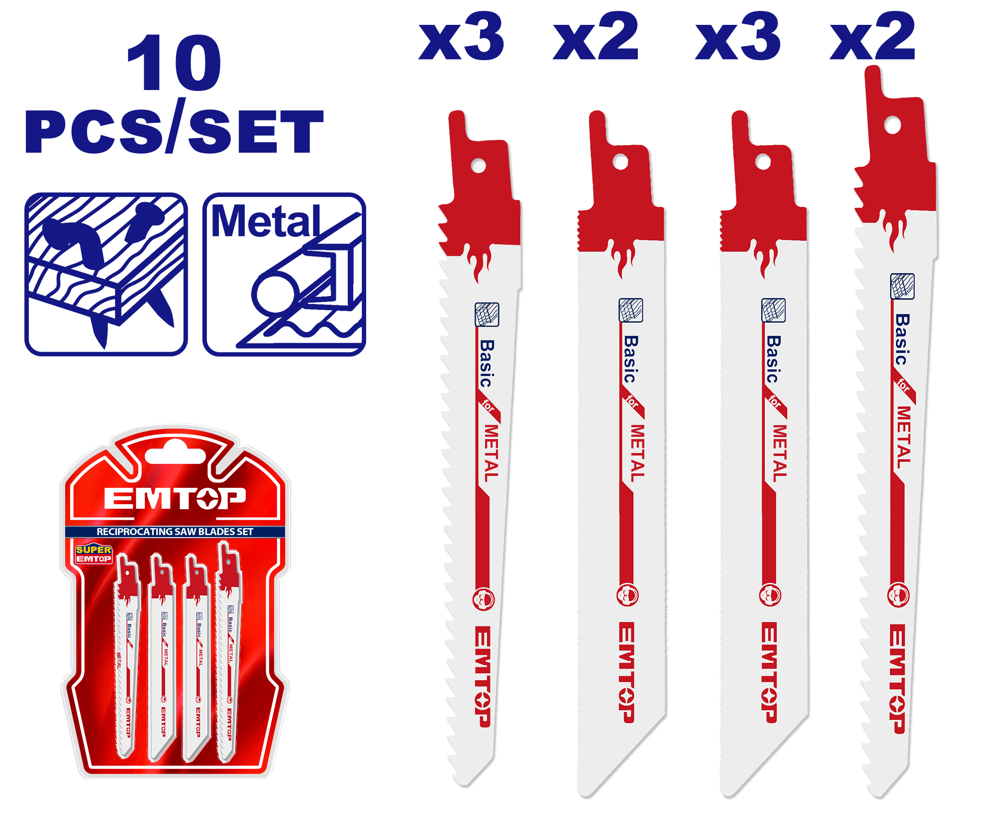 Mişar parçaları dəsti, 10 əd