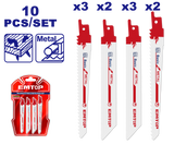 Mişar parçaları dəsti, 10 əd