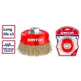 Məftilli fırça, 75 mm