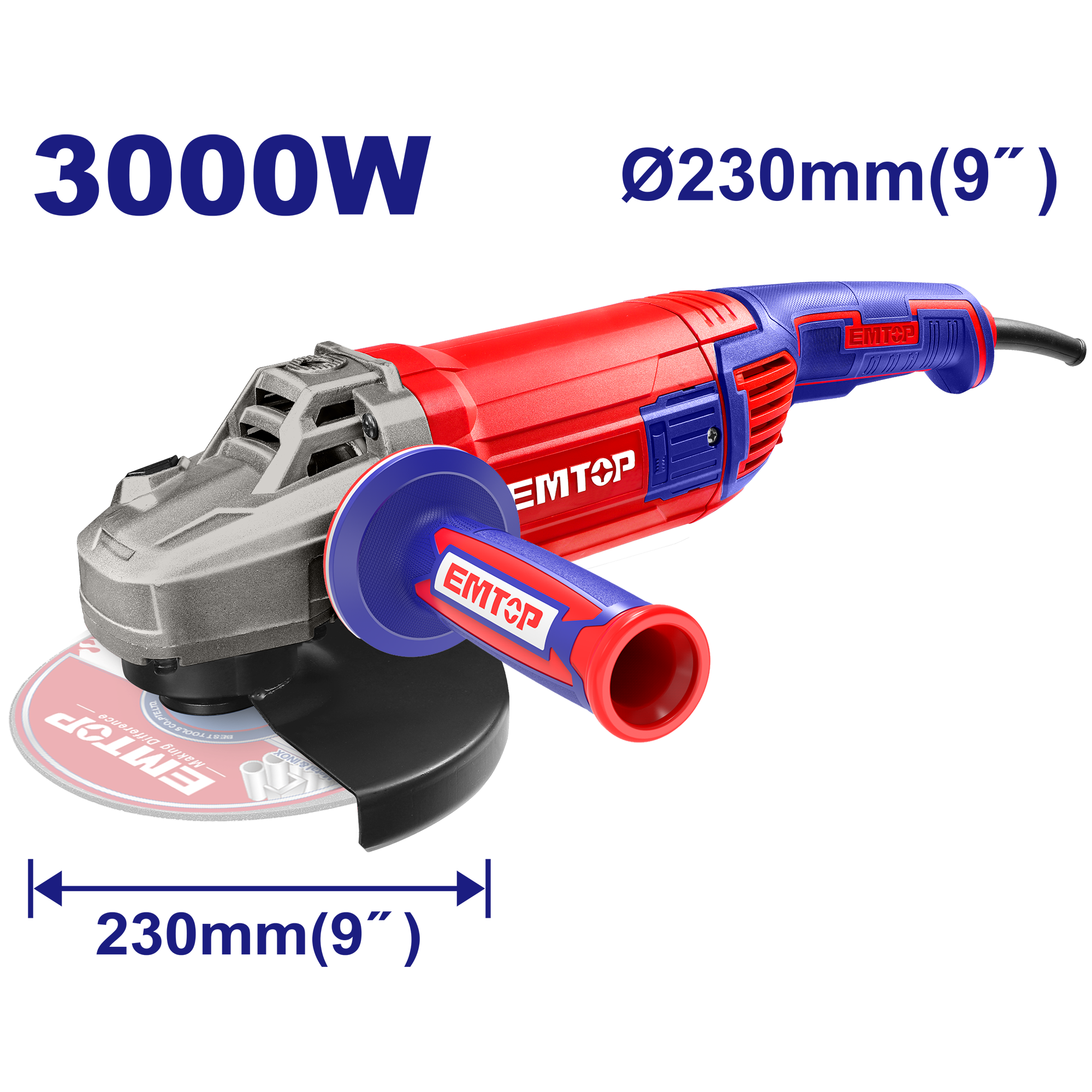 Künc cilalama maşını , 230 mm, 3000W