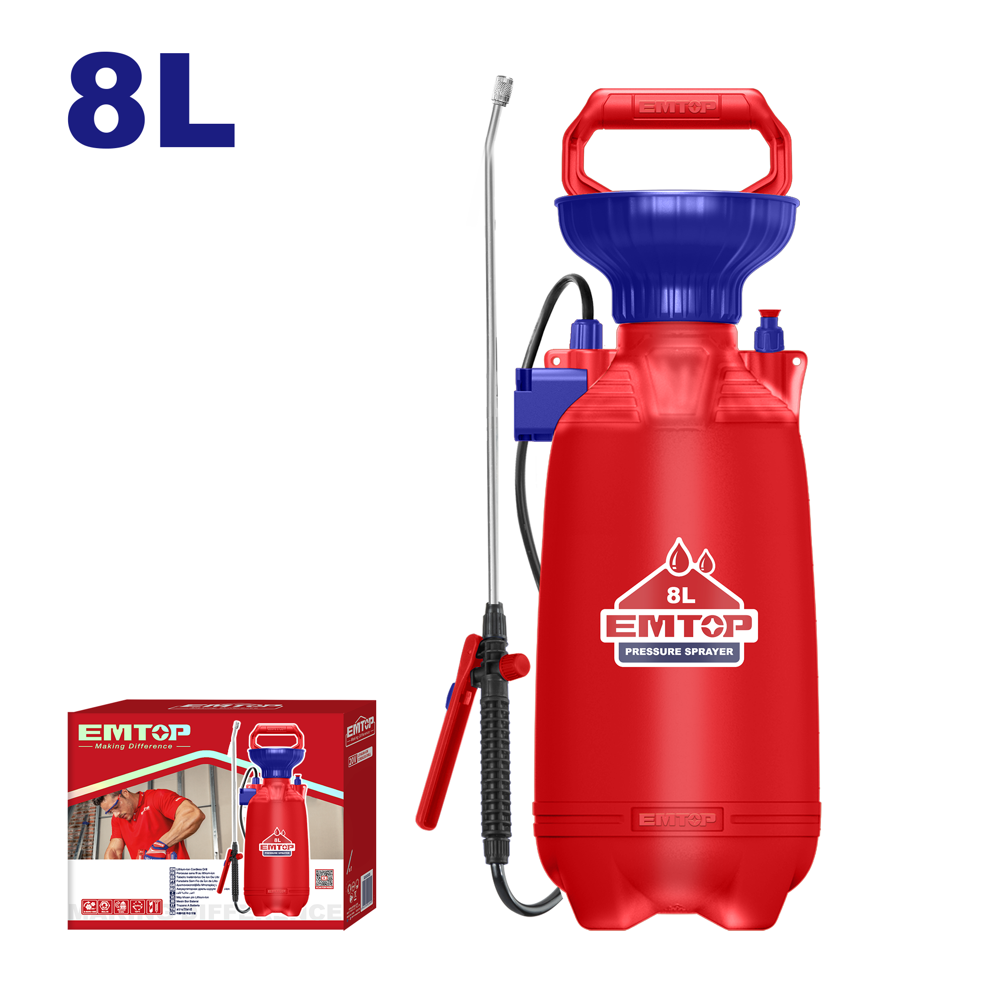 dərmanlama aparatı, 8L